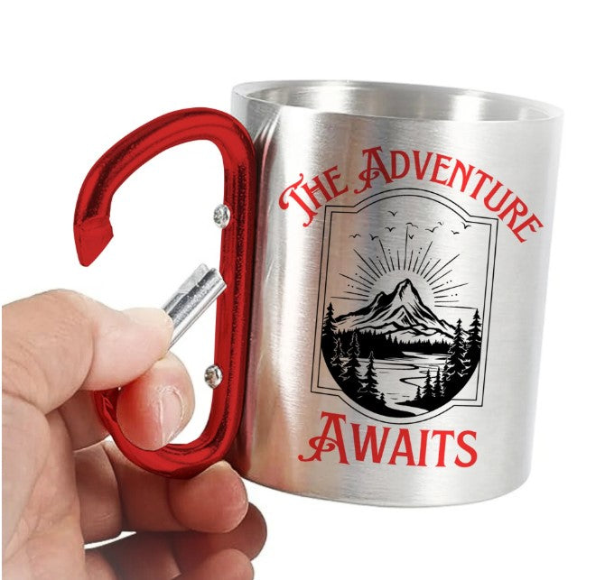 Krafftman - Carabiner Mug - The Adventure Awaits