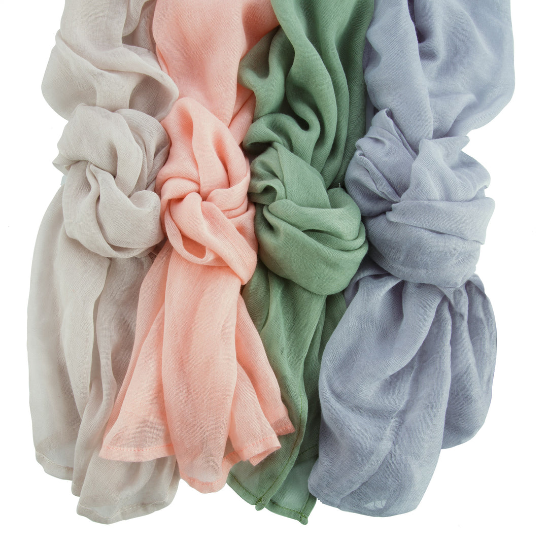 Stone Muslin Cloth Long Table Runner - 4.5m