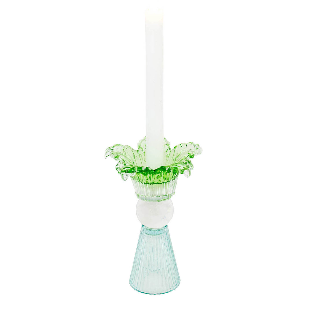 Myrtle Glass Flower - Blue Green
