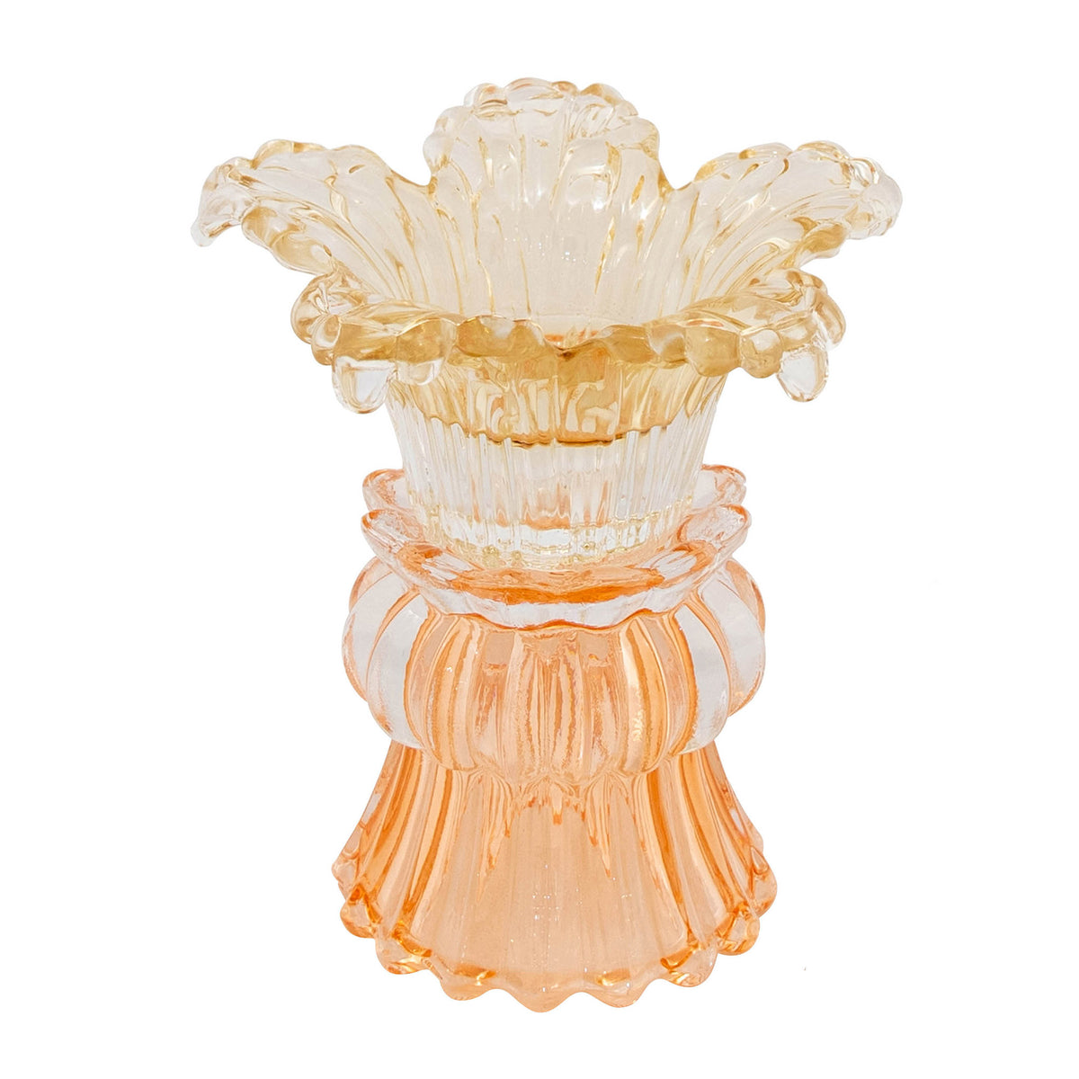Myrtle Glass Flower - Orange Yellow - Small
