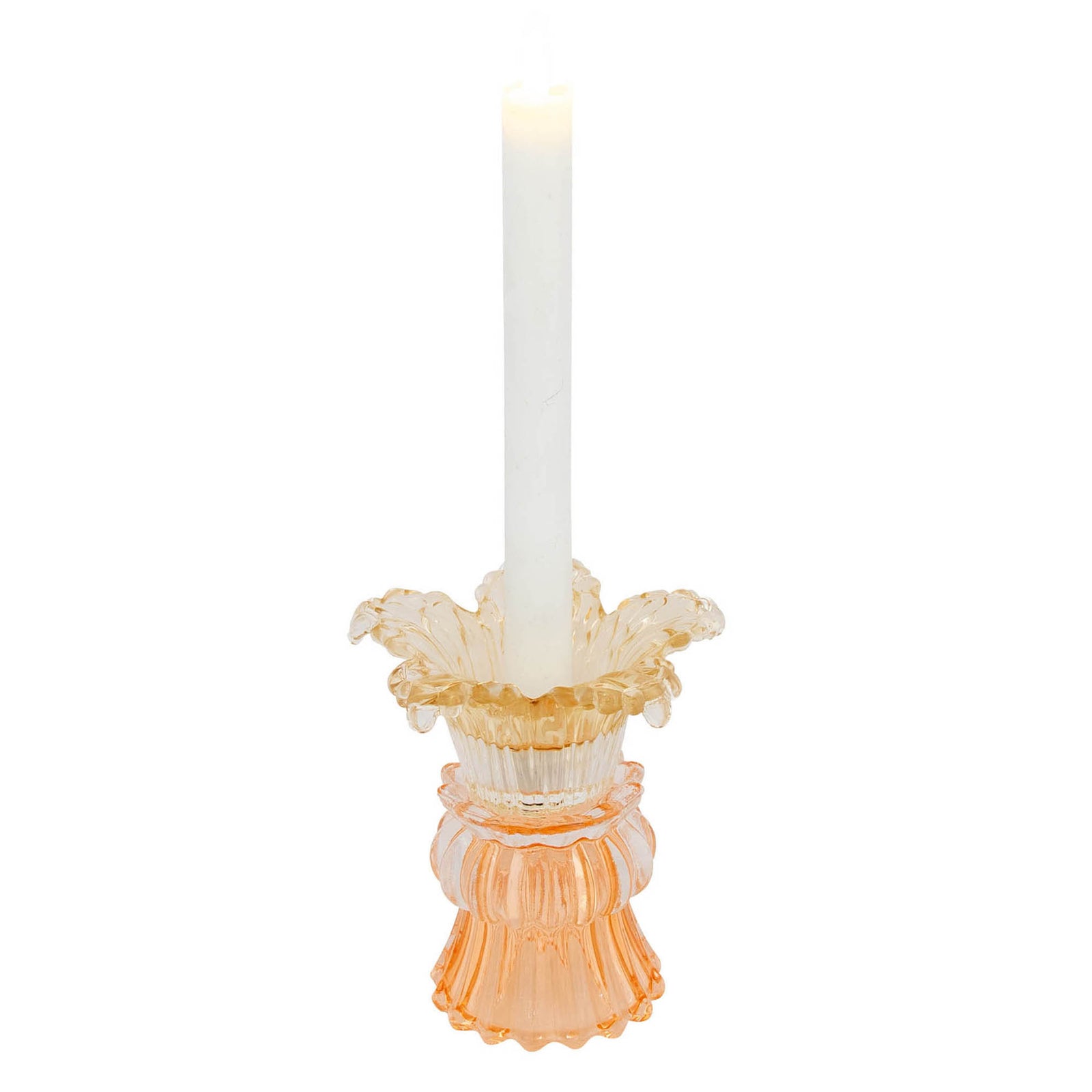Myrtle Glass Flower - Orange Yellow - Small