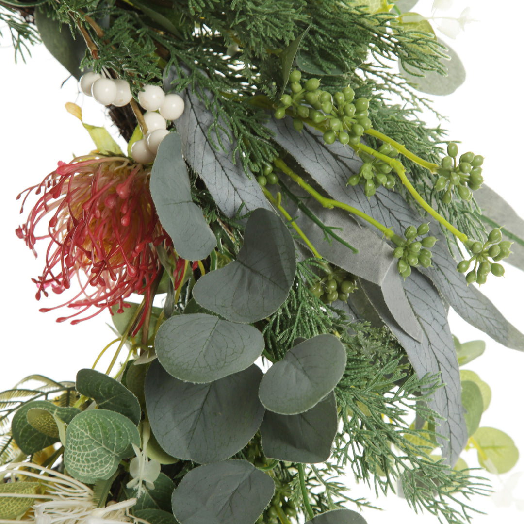 Native Eucalyptus Floral Wreath