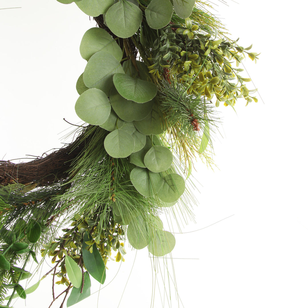 Native Eucalyptus Leaf Christmas Wreath