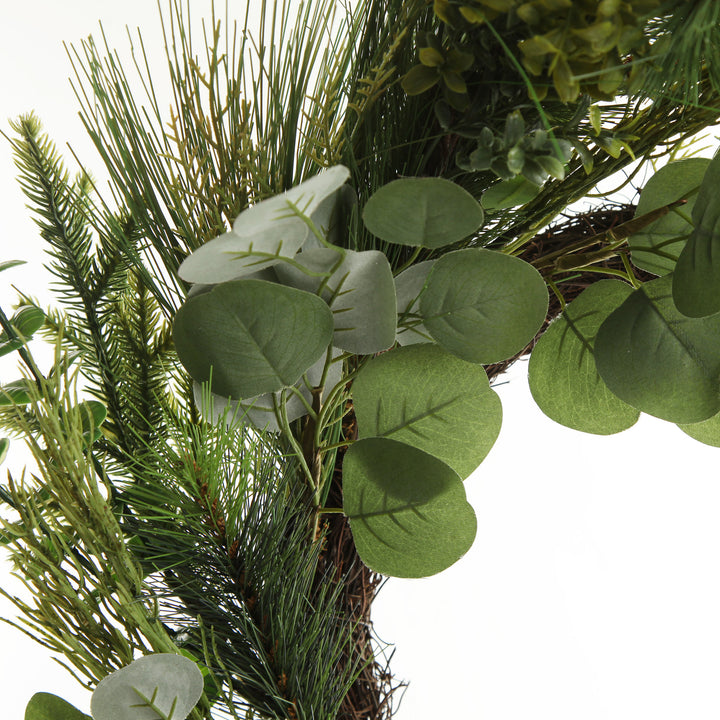 Native Eucalyptus Leaf Christmas Wreath