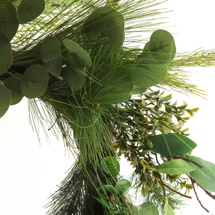 Native Eucalyptus Leaf Christmas Wreath
