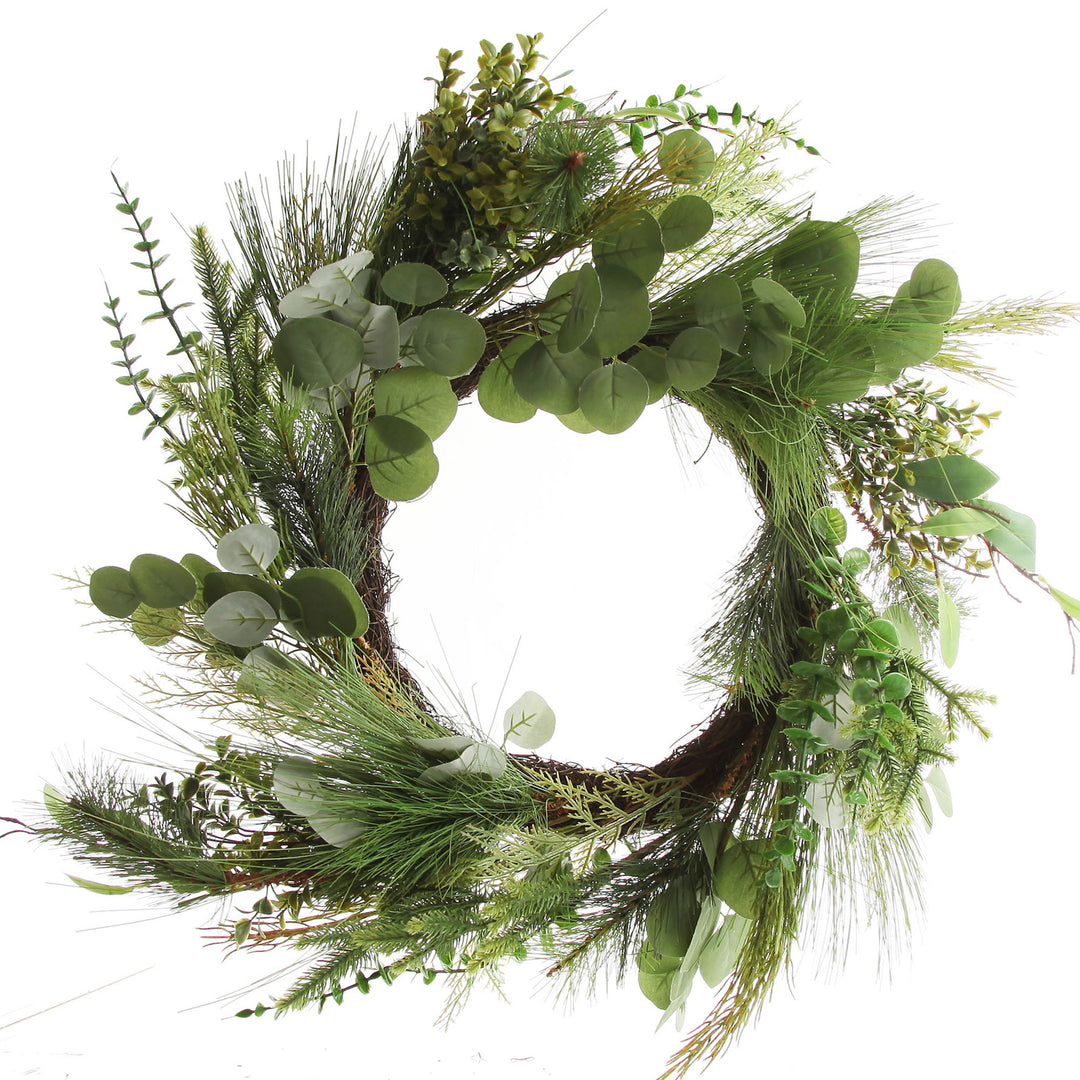 Native Eucalyptus Leaf Christmas Wreath