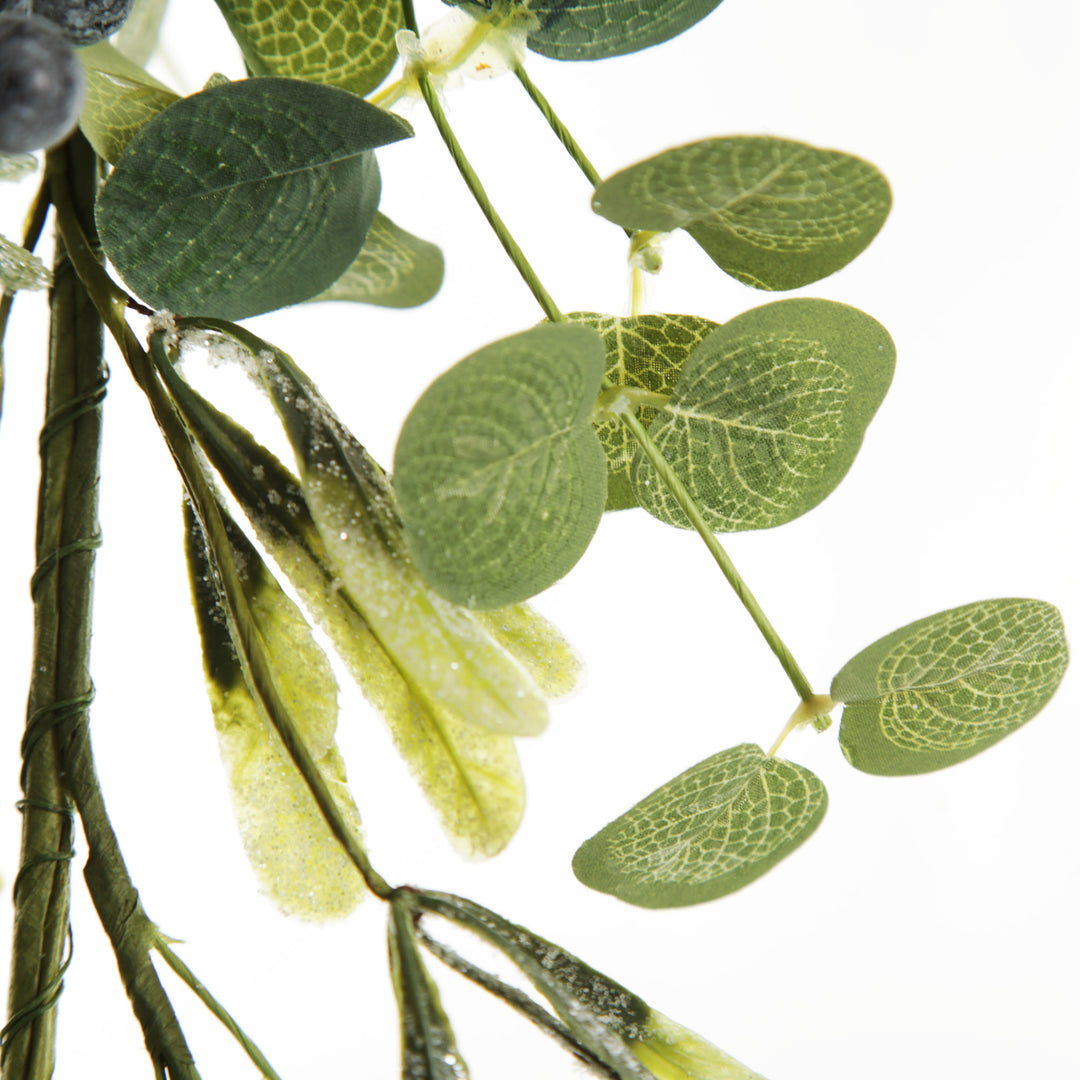 Native Mixed Leaf Garland with Blueberries