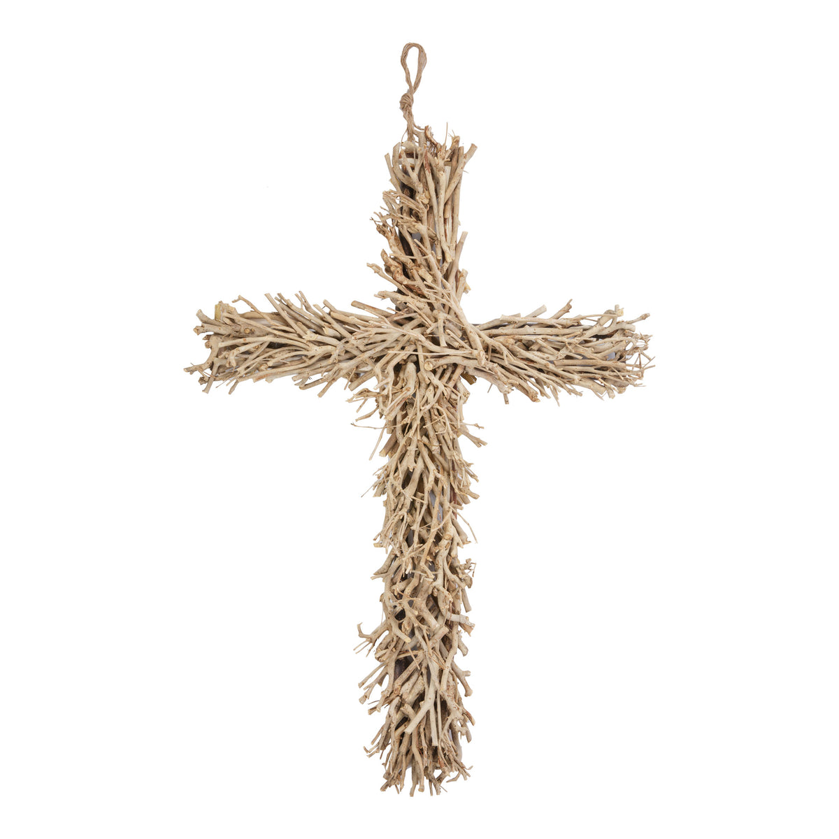 Natural Driftwood Cross Wall Hanging