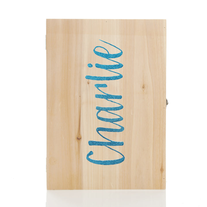 Personalised Natural Wood Keepsake Box