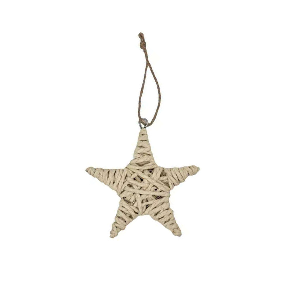 Natural Paper Rope Star - 15cm