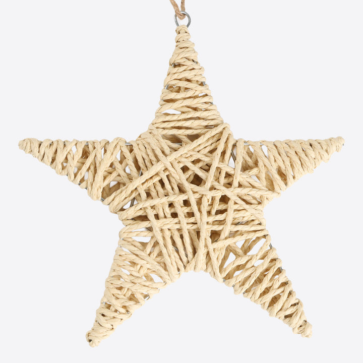 Natural Paper Rope Star - 30cm