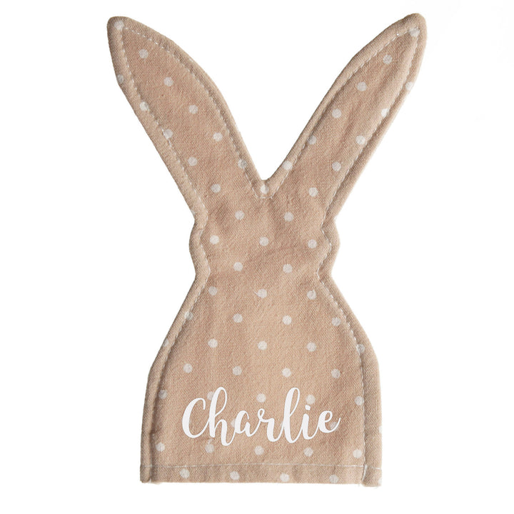 Natural Personalised Bunny Egg Warmer