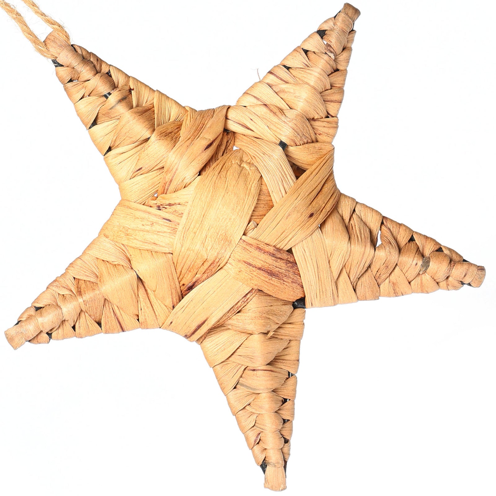Natural Woven Hanging Star 