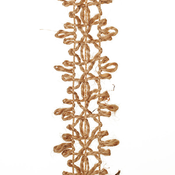 Natural Jute Decorative Braid Ribbon - Design A