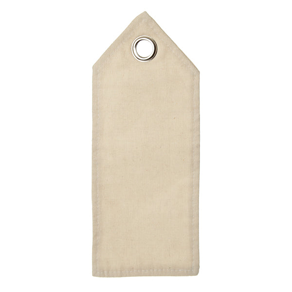 Natural Linen Santa Sack Tag