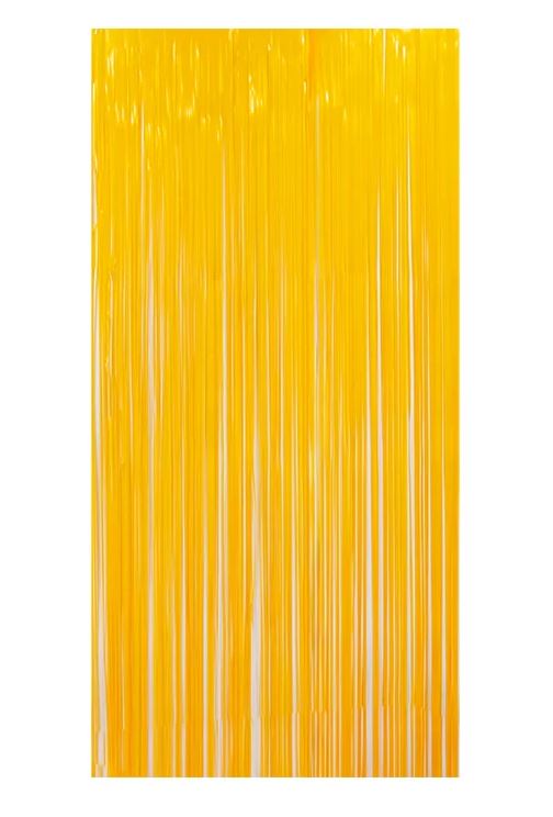 Neon Orange Curtain