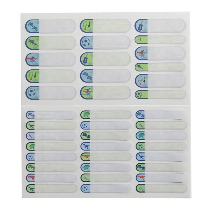 Name Labels - Stick On - Cool Blues