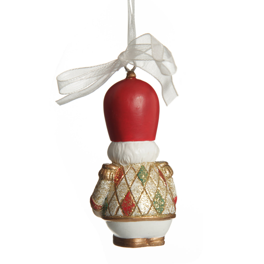 Nutcracker and Teddy Bear Christmas Decoration - Set of 2