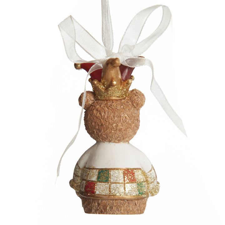 Nutcracker and Teddy Bear Christmas Decoration - Set of 2