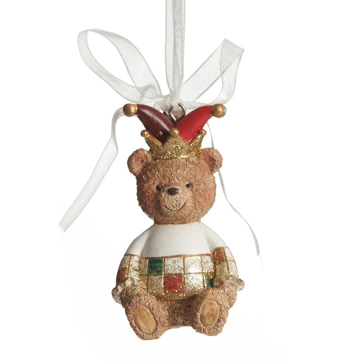 Nutcracker and Teddy Bear Christmas Decoration - Set of 2