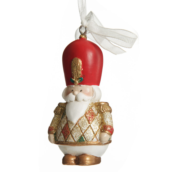 Nutcracker and Teddy Bear Christmas Decoration - Set of 2
