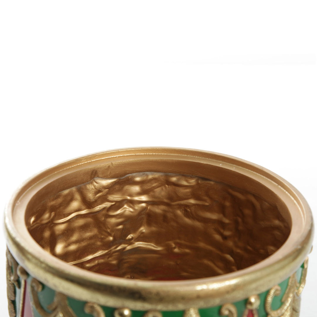 Nutcracker Christmas Drummer Pot 