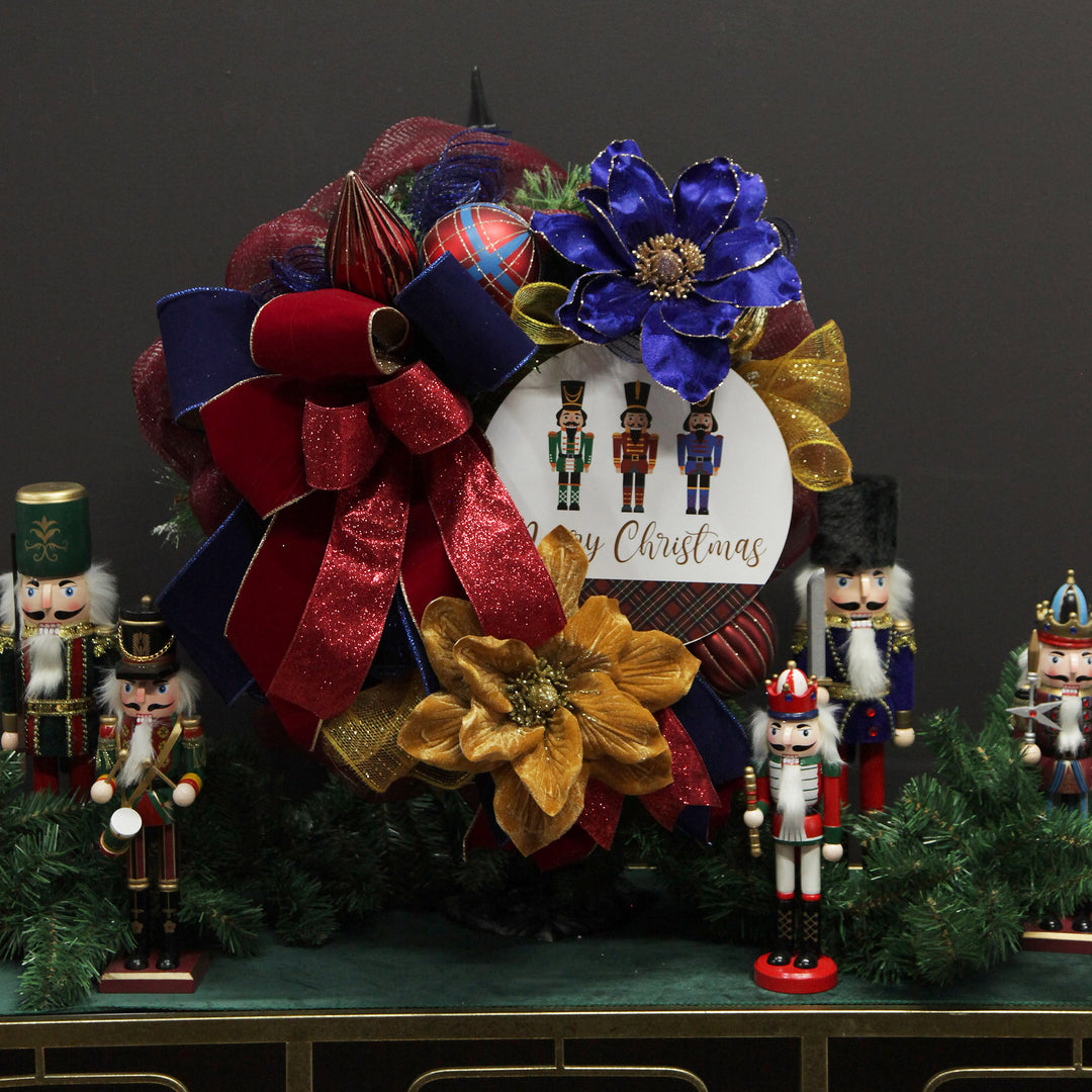 Adjustable Black Christmas Wreath Stand