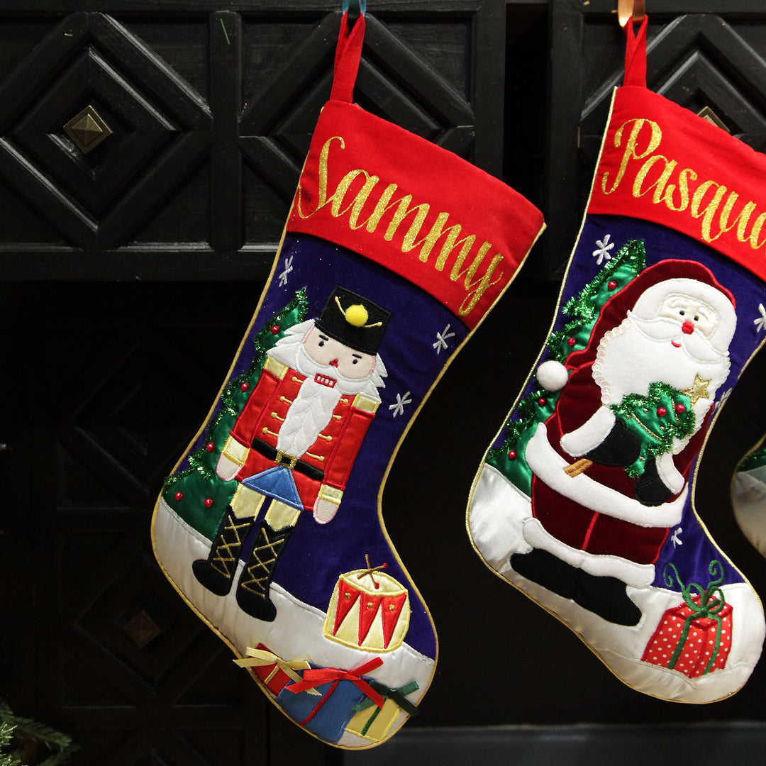 Personalised Nutcracker Christmas Stocking