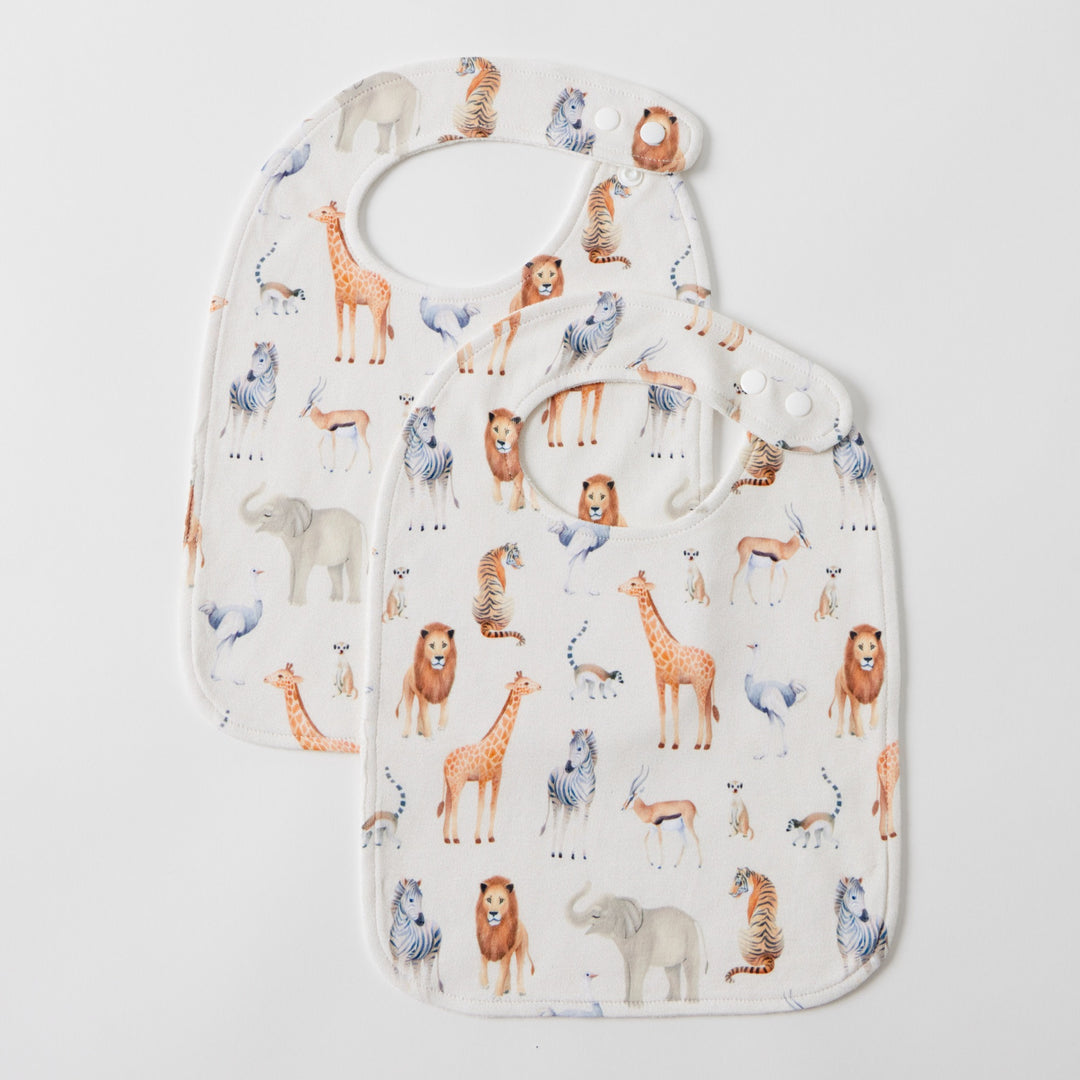 Zambezi Jersey Bib Set of 2