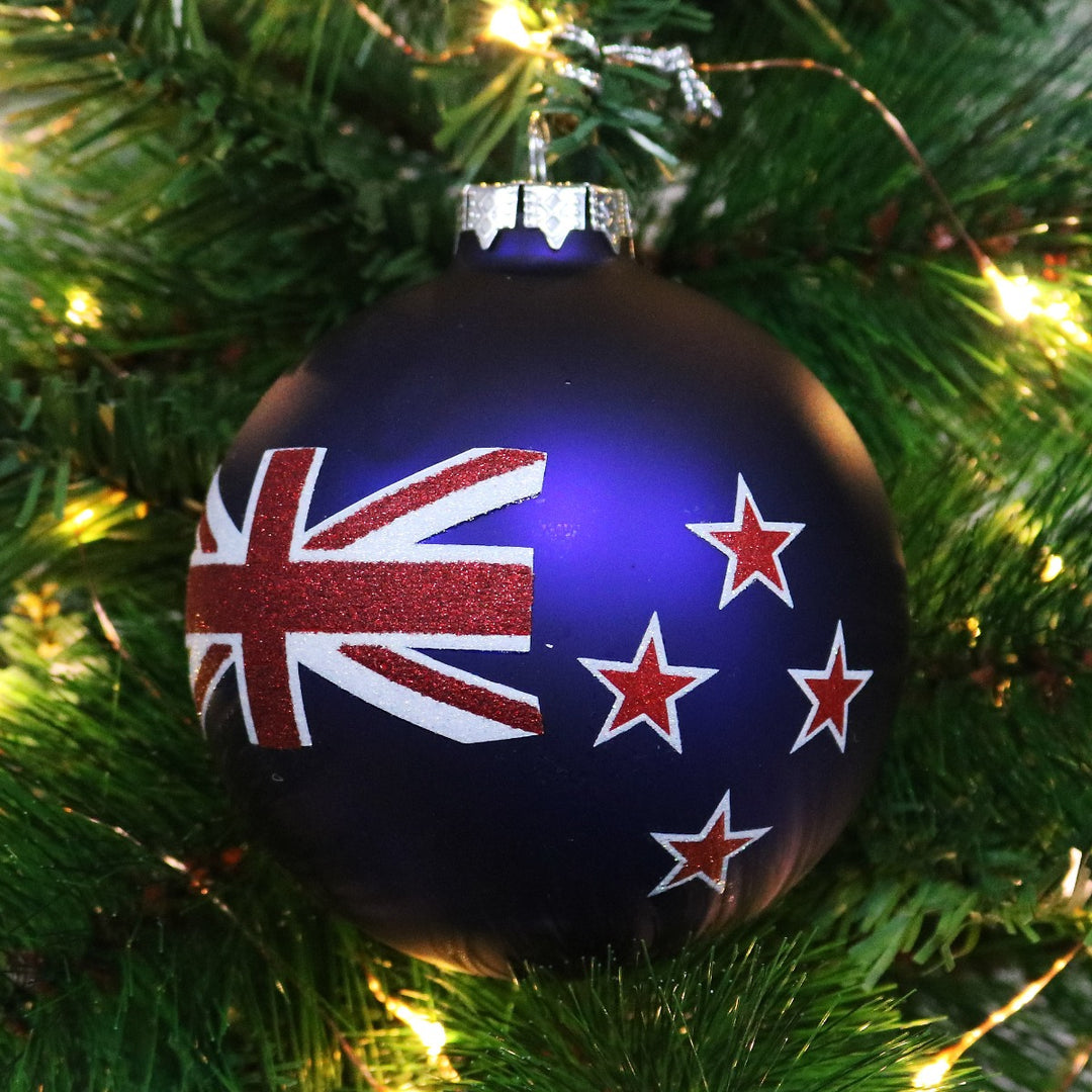 NZ Flag Christmas Bauble