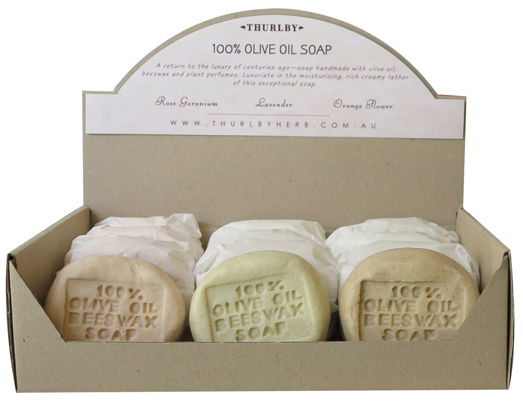 Olive Oil Beeswax Soap - Rose Geranium