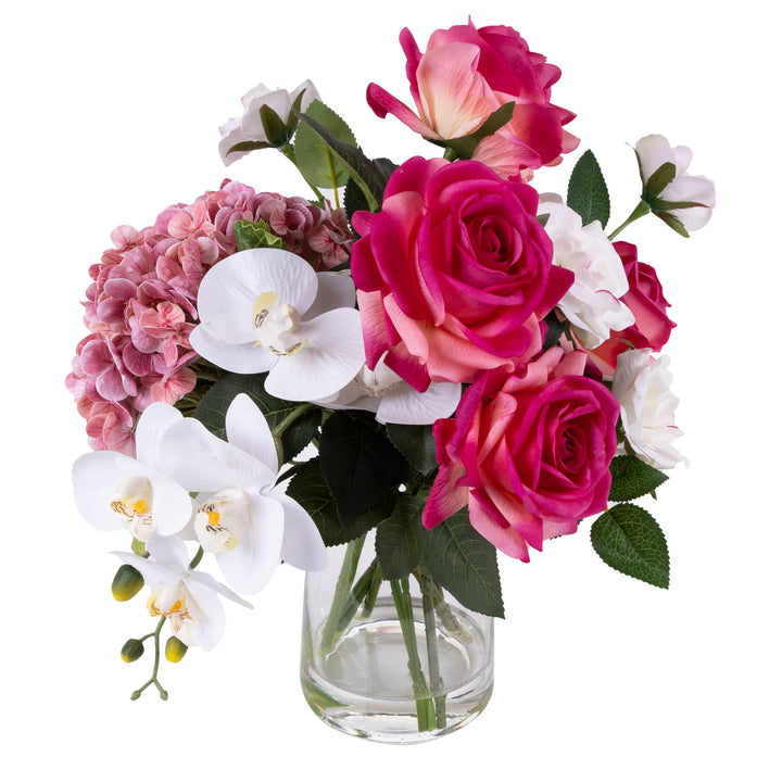 Everlasting Orchid &amp; Rose Arrangement