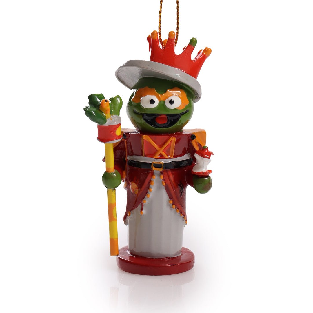 Oscar the Grouch Sesame Street Hanging Christmas Nutcracker Decoration