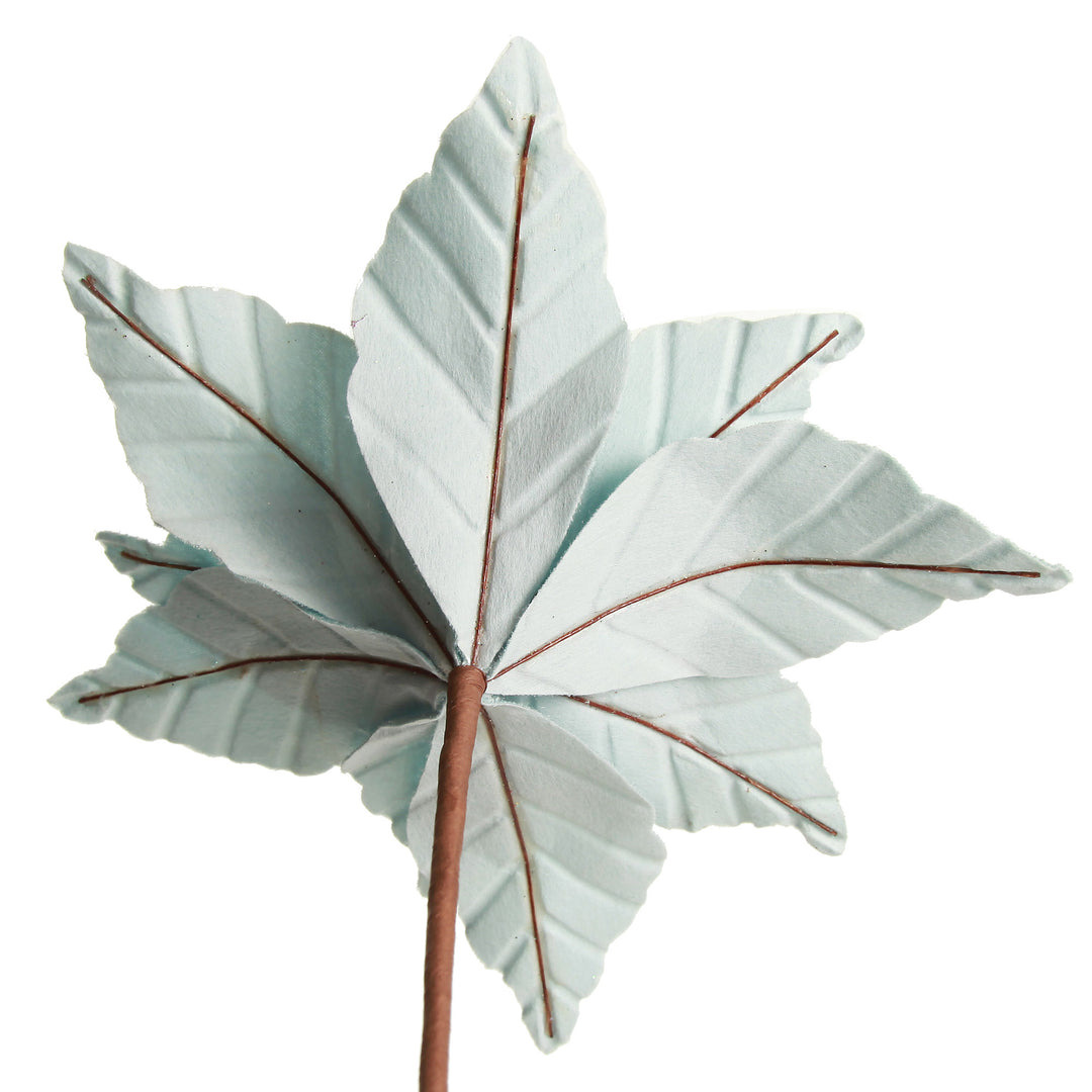 Pale Blue Velvet Lily Flower Stem