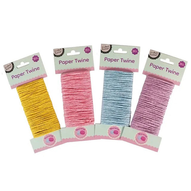 Paper Twine 20m - Assorted