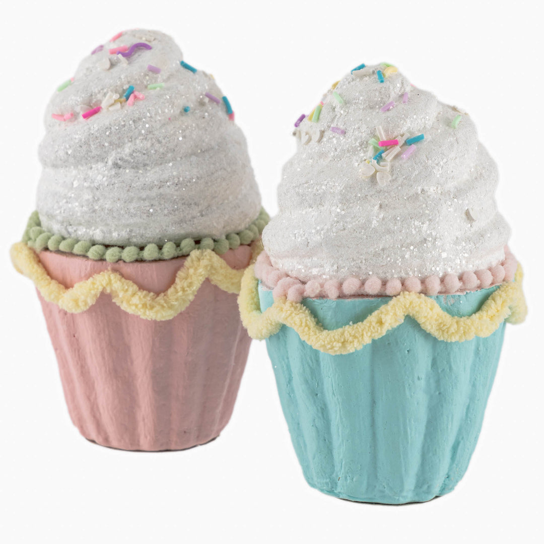 Blue Pastel Cupcake Decoration