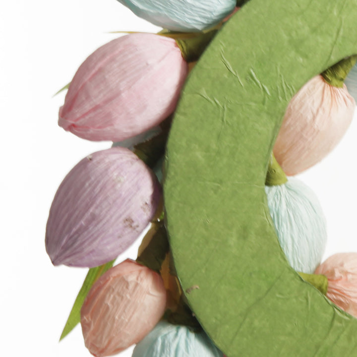 Pastel Easter Egg Wreath