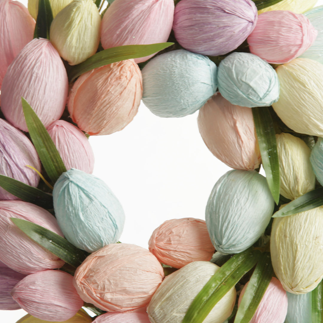 Pastel Easter Egg Wreath