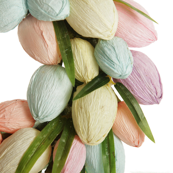 Pastel Easter Egg Wreath
