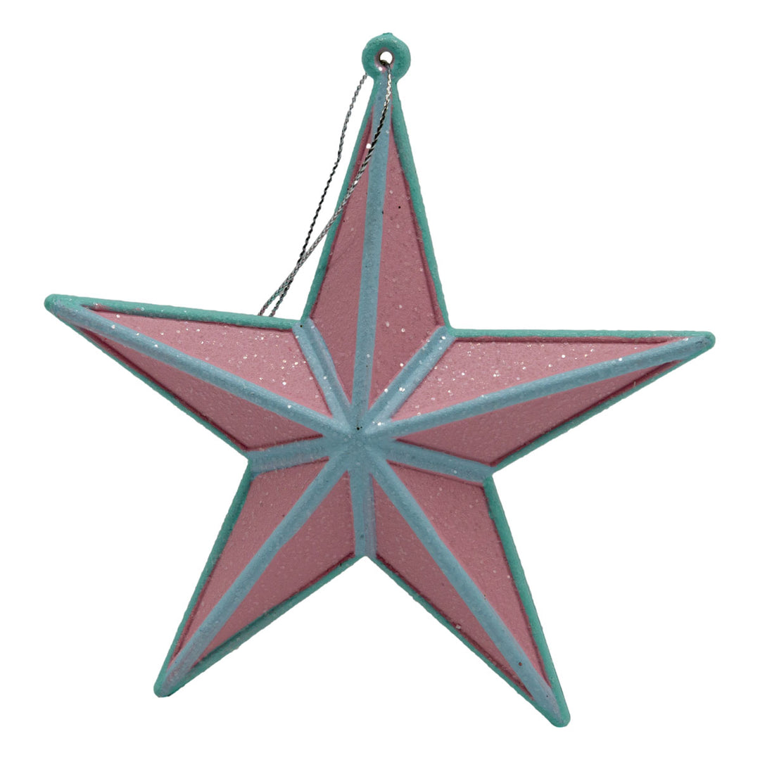 Pastel Frosted Berry Star Ornament