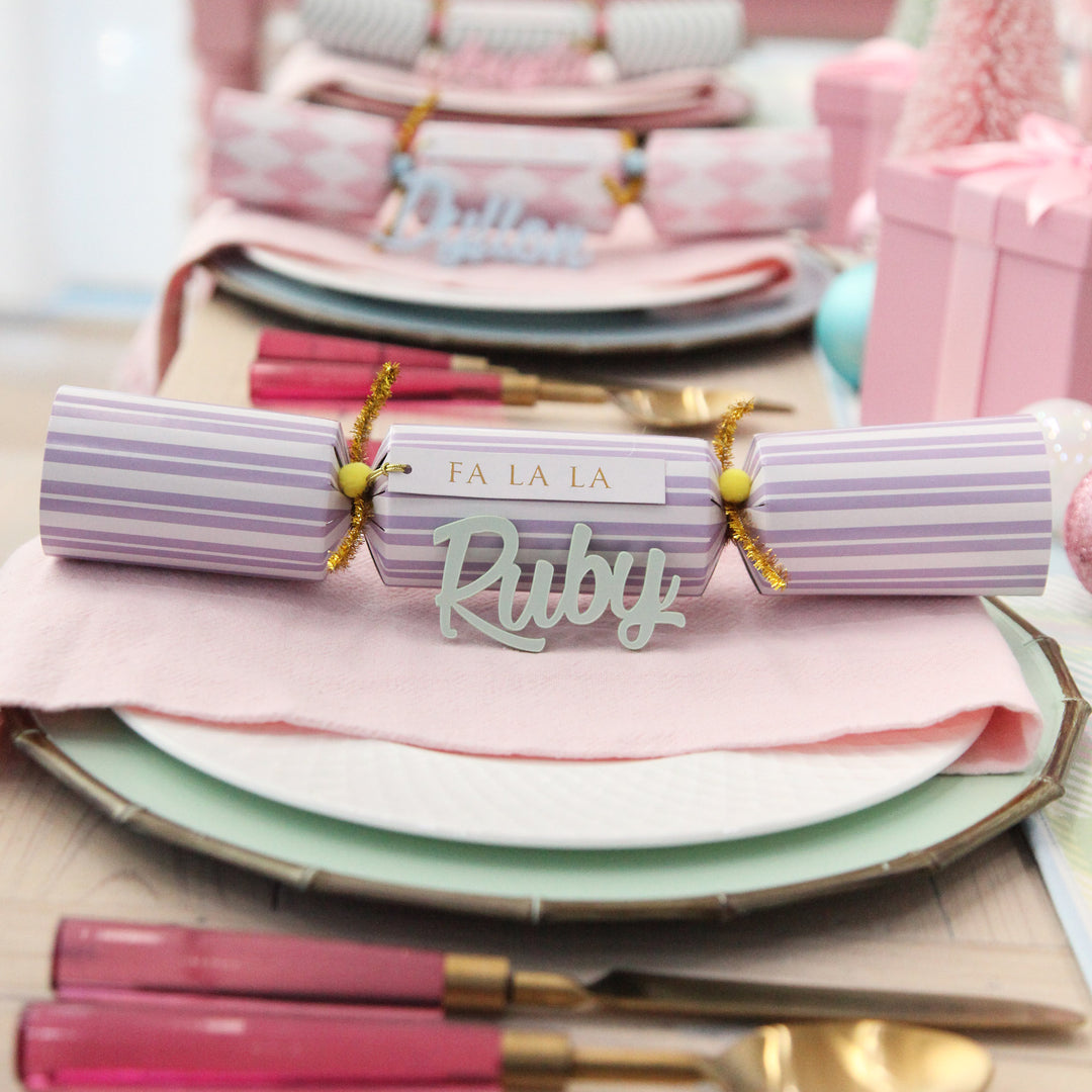Pastel Pattern Christmas Bon Bons