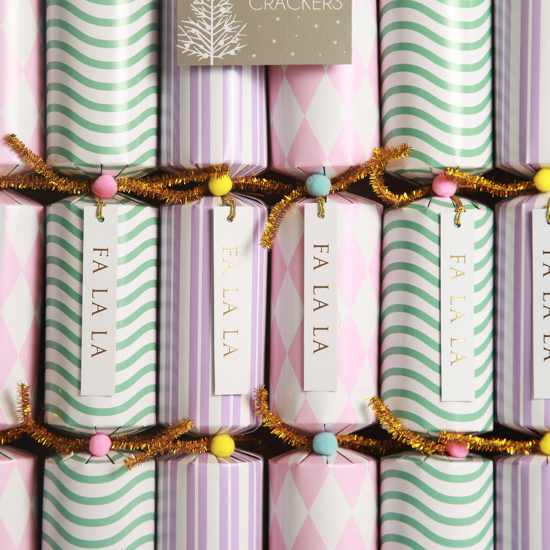 Pastel Pattern Christmas Bon Bons