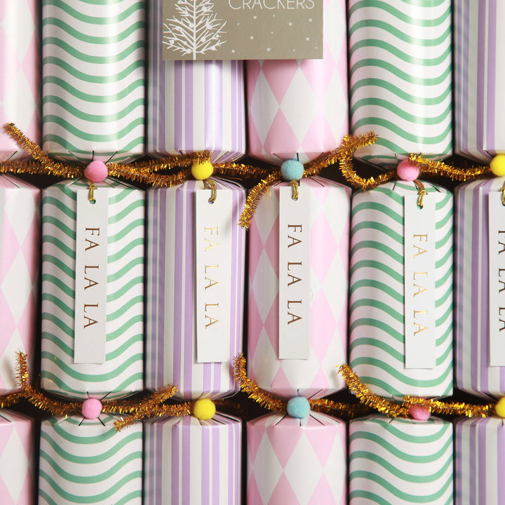 Pastel Pattern Christmas Bon Bons