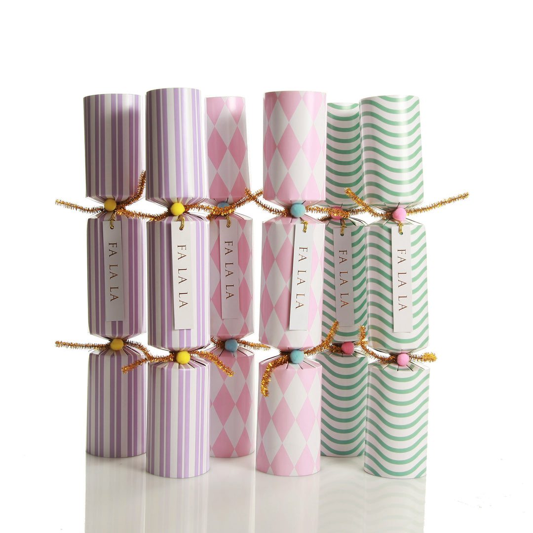 Pastel Pattern Christmas Bon Bons