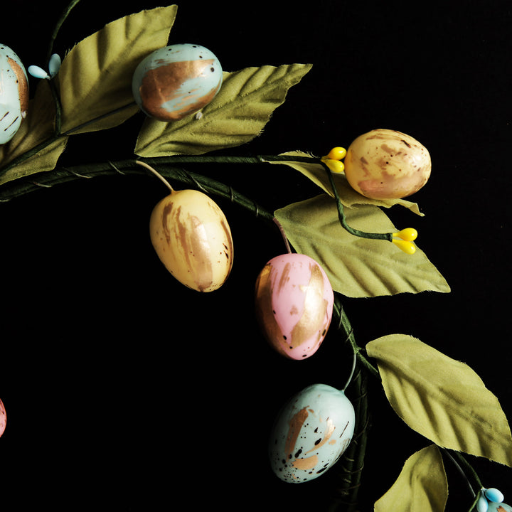 Pastel Speckled Egg Easter Wreath