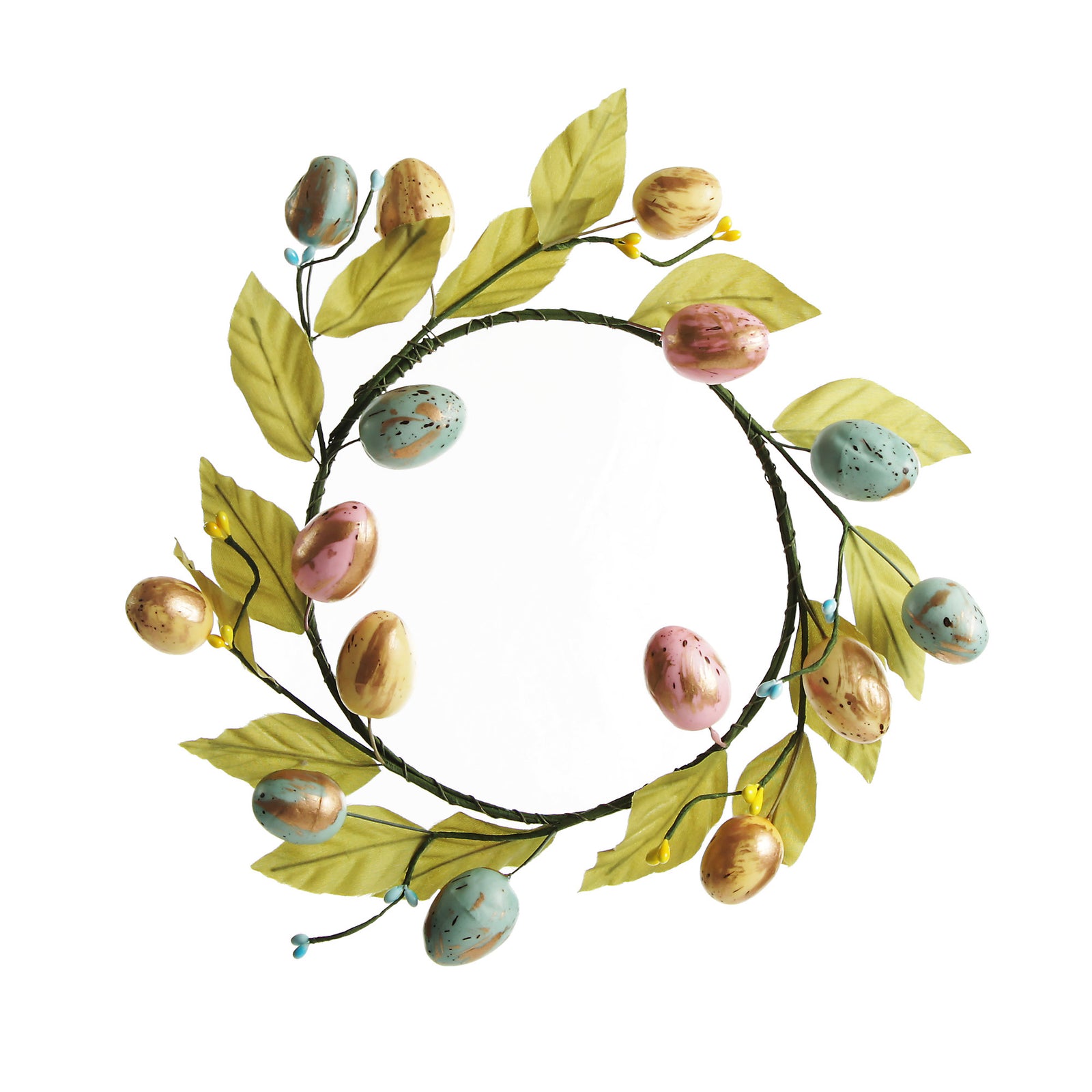 Pastel Speckled Egg Easter Wreath