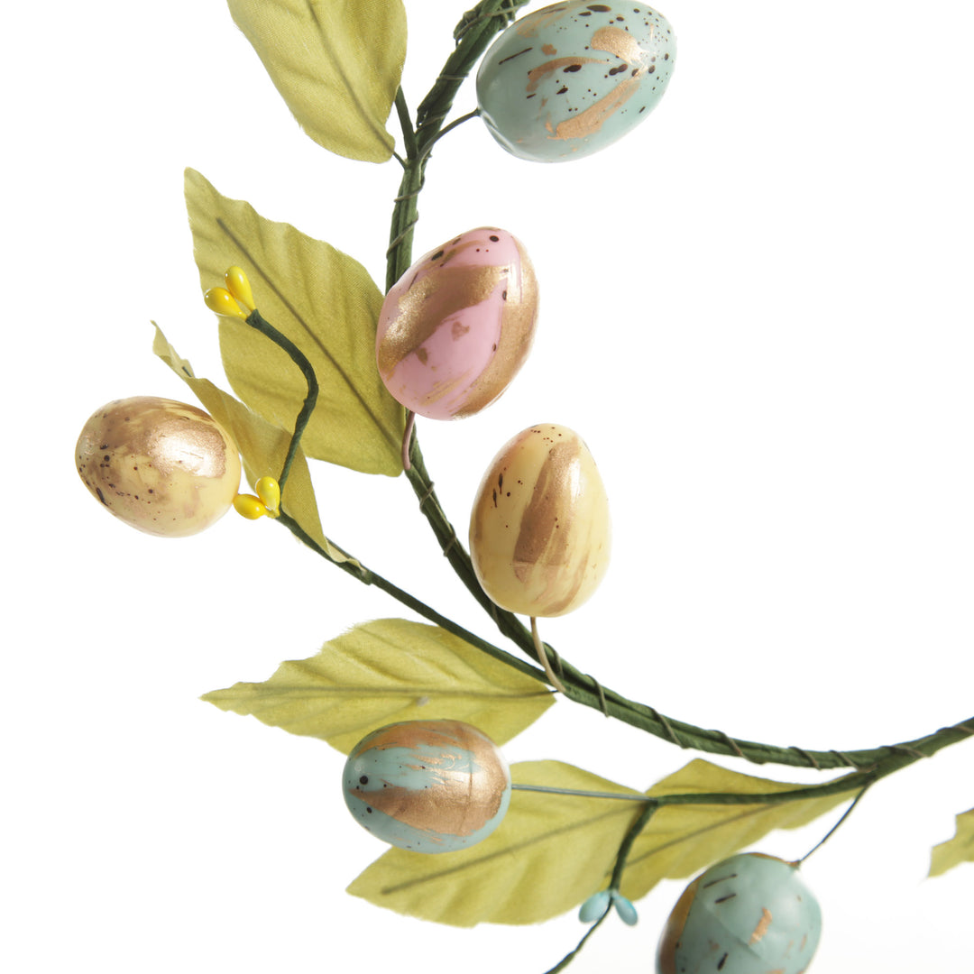 Pastel Speckled Egg Easter Wreath