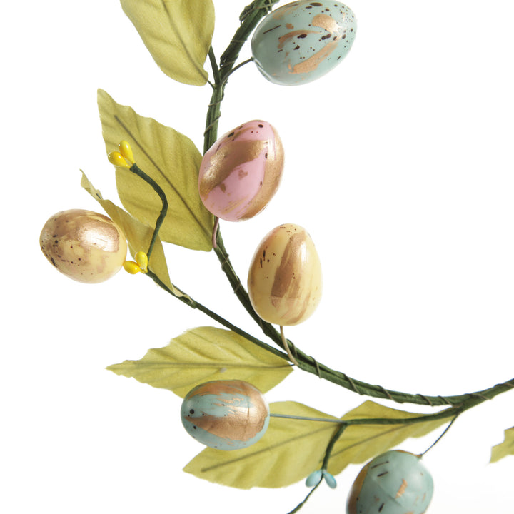 Pastel Speckled Egg Easter Wreath