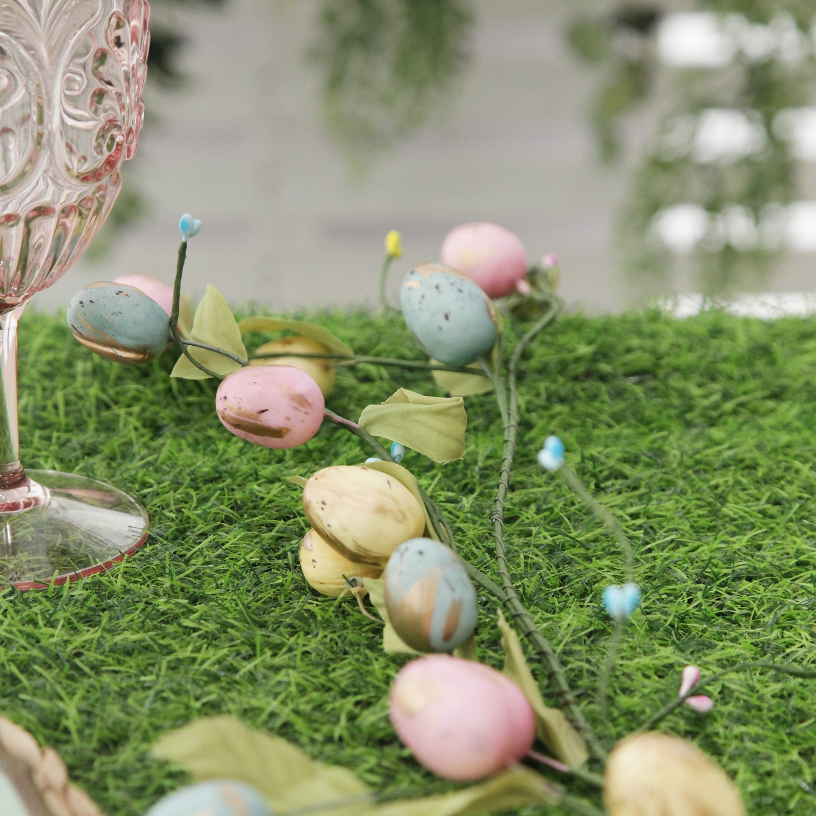 Pastel Speckled Egg Easter Garland