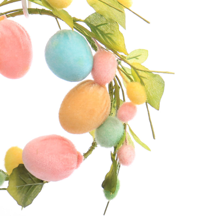 Pastel Velvet Easter Egg Candle Ring
